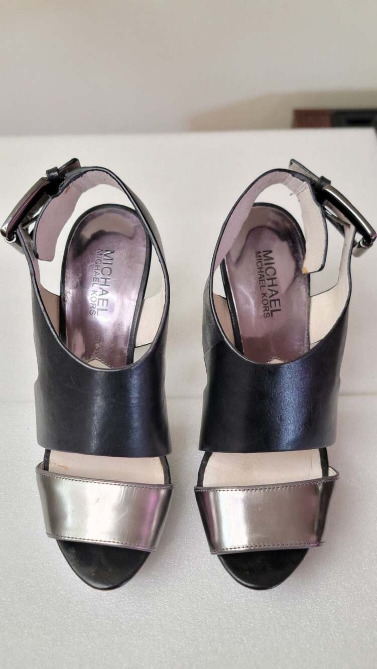 MICHAEL Michael Kors Carla Leather Platform Sandals